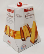 Maina: "Pandoro" Christmas cake, Traditional Recipe 24,69 Ounces (700g) Package [ Italian Import ]