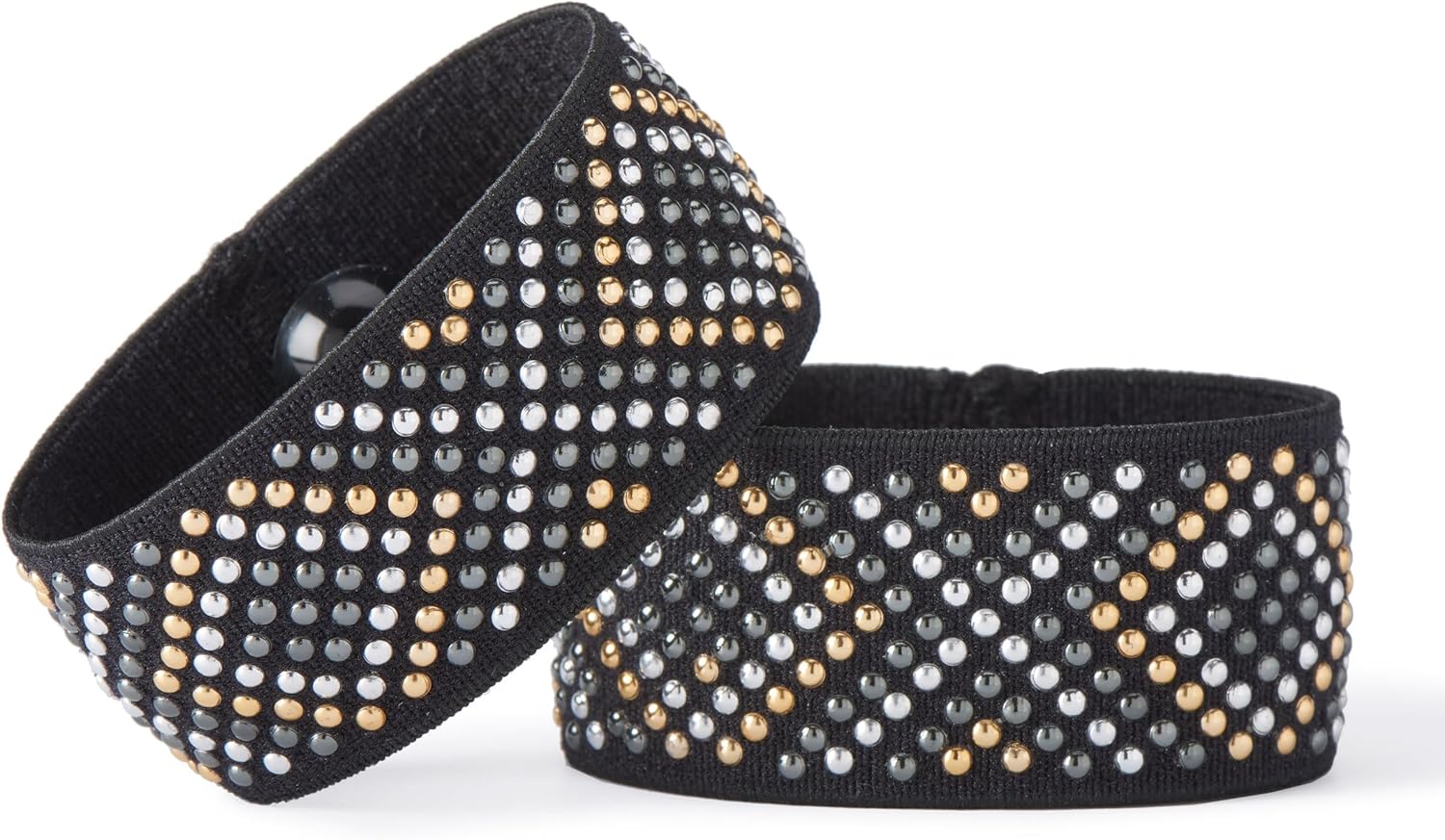 Blisslets Acupressure Motion Sickness Bands - Cecilia Duo (Large) - Stylish Morning Sickness Relief Band | Travel, Pregnancy, Cruise