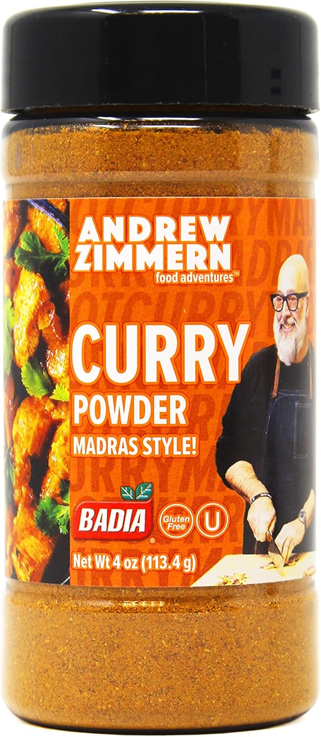 Badia Andrew Zimmern Curry Powder Madras Style, 4 oz - Madras Hot Curry