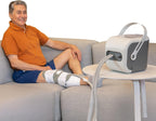 Cold Rush Therapy Ice Machine - Cryotherapy System for Pain Relief & Cold Compression - Post-Surgery & Injury Recovery - with Interchangeable Replacement Cryo Cuff Pads (with Knee Pad)