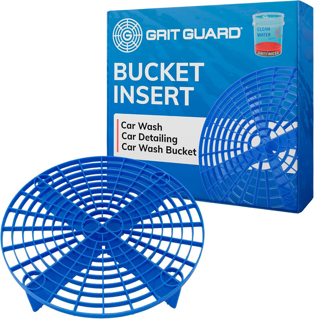 The Original Grit Guard Blue Bucket Insert - 10" Diameter Car Wash Bucket for Car Washing, Detailing Compatible with 3.5, 4, 5 and 6 Gallon Buckets