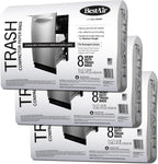 BestAir WMCK133508-3 Heavy Duty Trash Compactor Bags, 16'' D x 9'' W x 17'' H, 24 Count (Pack of 3), Brown