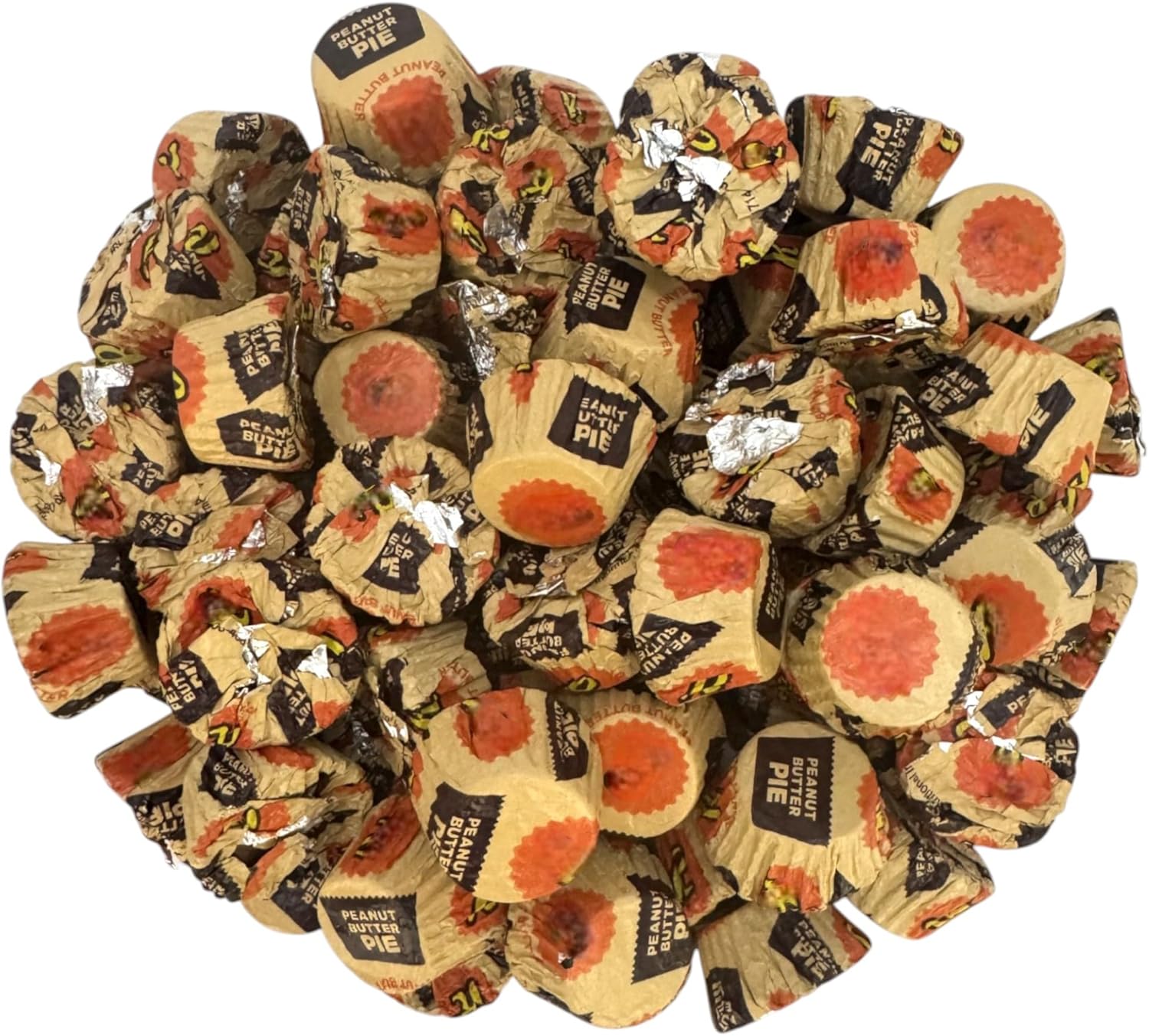Miniatures Peanut Butter Pie Flavored Peanut Butter Cups Candy- 1.5 Lbs Mini Milk Chocolate, Peanut Butter with Crunchy Graham Flavor Cookie Pieces-Perfect for Parties, Snacks, and Baking(24 oz)