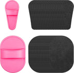 Chengu 202 Pcs Hair Removal Pad Sets Smooth Away Hair Removal Kit 2 Sizes Skin Pad and 200 Pcs Exfoliation Fine Sandpaper for Women Skin Care