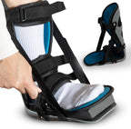 Plantar Fasciitis Adjustable Night Splint. Sleeping boot for foot stretching. P.F. Night Splint with wedge for dorsiflexion. Achilles tendonitis, Heel and Bone Spur, Tendon and Calf Stretching, Arch Pain Treatment. Fits Left & Right Foot. L4398 (Medium)