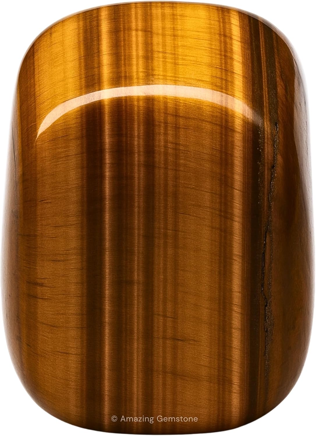 Amazing Gemstone Tiger Eye Crystal Tumbled Stones Polished Rocks - Natural Gem Stones for Healing - DIY Crystals for Protection (1 Piece)