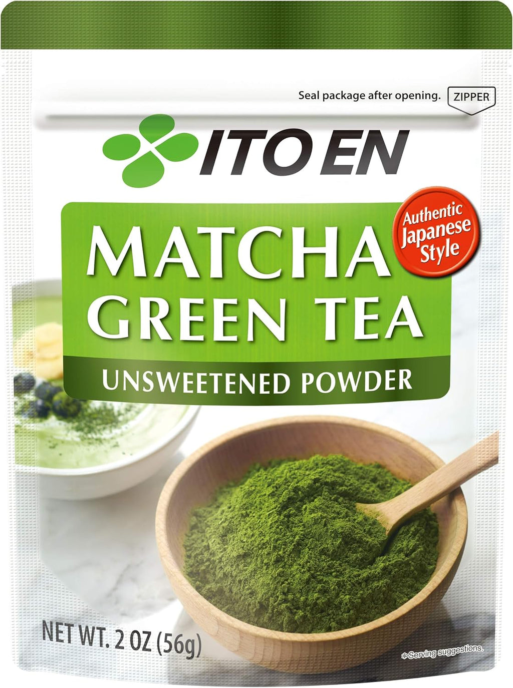 Ito En Matcha Green Tea Japanese Matcha Powder, Unsweetened, 2 Ounce