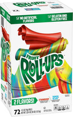Betty Crocker Fruit Rollups Fruit Flavored Snacks Strawberry/Tropical Tie Dye, 72 ct, 36 oz