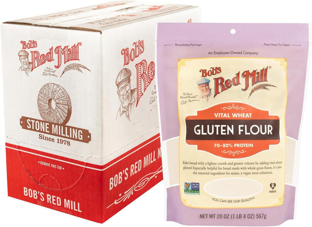 Bob's Red Mill Vital Wheat Gluten Flour, 20oz (Pack of 1) - Vegan, Keto Friendly, Kosher