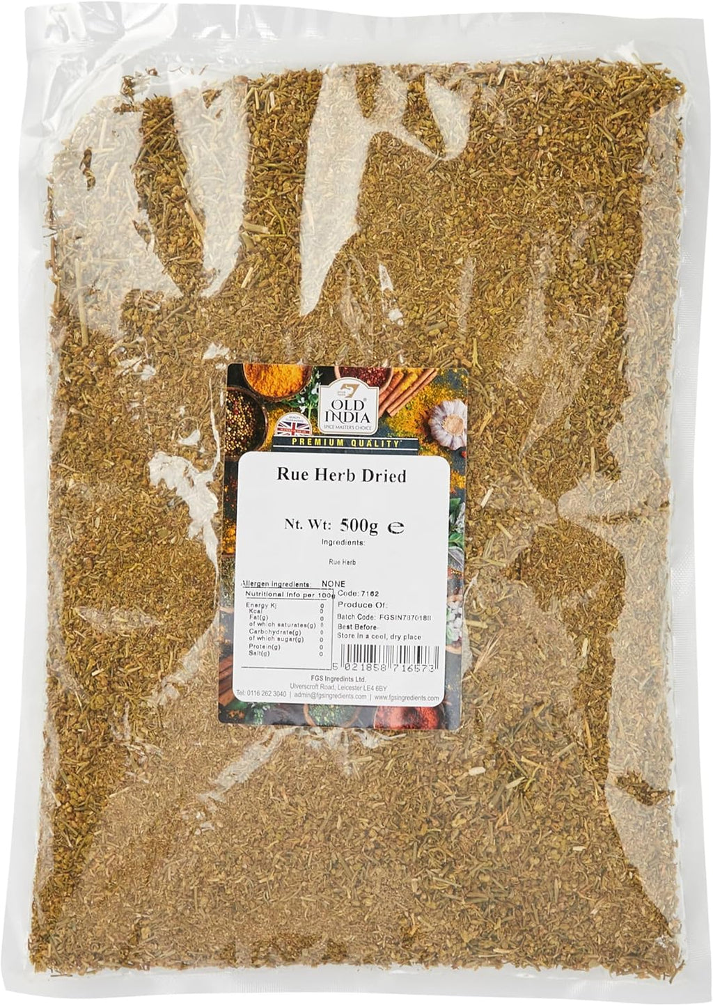 Old India Rue Herb Dried 500 g