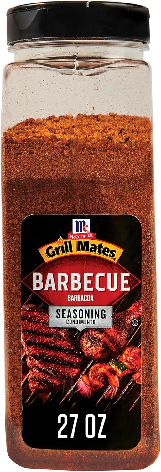 McCormick Grill Mates Barbecue Seasoning, 27 oz - One 27 Ounce Container of Barbecue Rub, Perfect for Proteins, Vegetables and Fruits