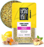 Tiesta Tea - Lemon Ginger Turmeric, Mother's Day Loose Leaf, Lemon Ginger Herbal Tea, Premium Blend, Non Caffeinated Herbal, Make Hot or Iced Brews Up to 25 Cups, 2.5 Ounce Resealable Pouch