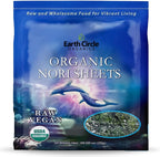 Earth Circle Organics | Organic Nori Seaweed Sheets - Raw, Unheated & Not Roasted | Grade A Certified | Vegan, Paleo, Keto Friendly | Premium Nori for Sushi Rolls & Wraps (50 Sheet)