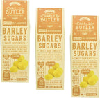 Charles Butler Barley Sugars 6.7oz (Pack of 3) | Handmade Old Fashioned Barley Sugar Candy Drops | Traditional British Hard Candy Gift Box | English Hard Boiled Sweets | Confectionery from England, UK