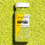Supernatural Grassy Green Softies Natural Sprinkles, Dye-Free, Soy Free, Gluten Free, Vegan, Made in USA, 3oz
