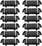 12 Pack Replacement Refill Rollers for Electric Foot File Callus Remover Pedicure Kit Tools Grinding Roller Head for Hard Callus and Tough Dead Skin (12pcs Extra Coarse)