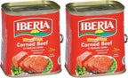 Iberia Corned Beef, 12 oz, Premium Quality Corned Beef With Natural Juices, Halal (Pack of 2)