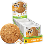 Lenny & Larry's Complete Protein Cookie, [Peanut Butter], Chewy Soft Baked, 16g Plant Protein, Vegan, Non-GMO, High Fiber, [4 Ounce] Cookie (Pack of 12)