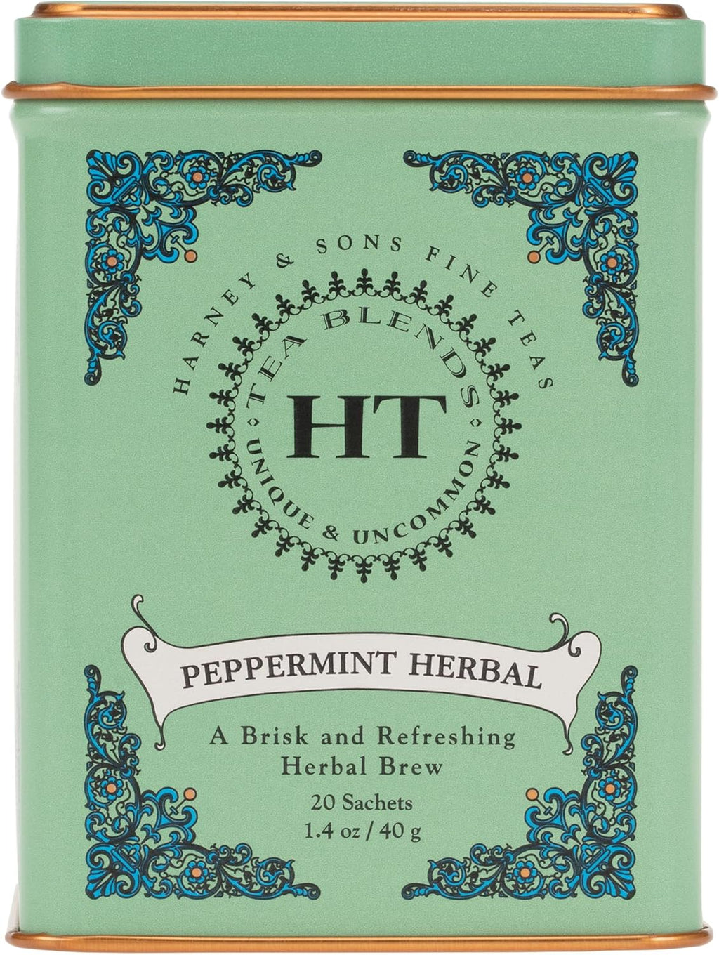 Harney & Sons Peppermint Herbal Tin, 20 Count