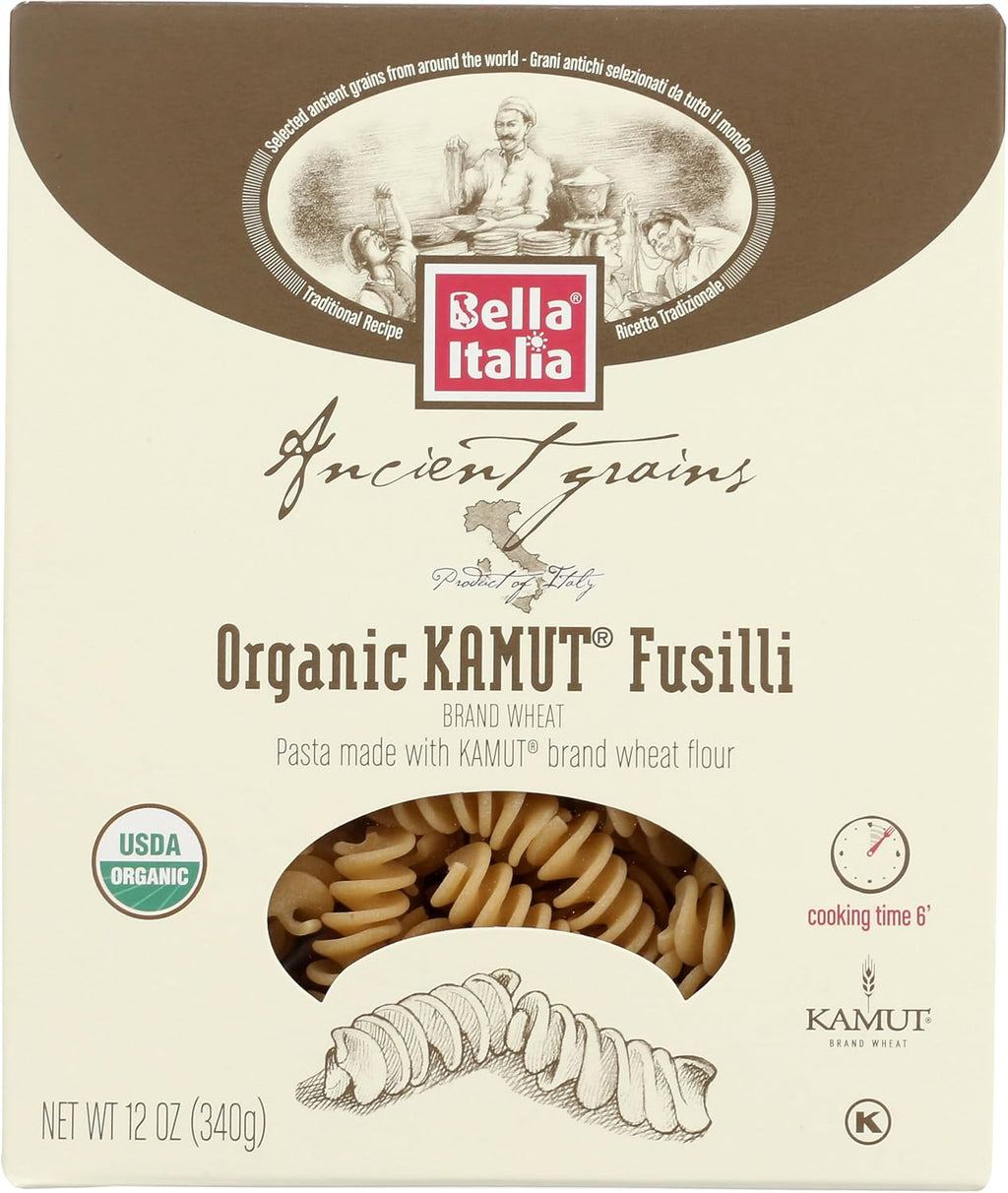 BELLA ITALIA Organic Kamut Fusilli, 12 OZ