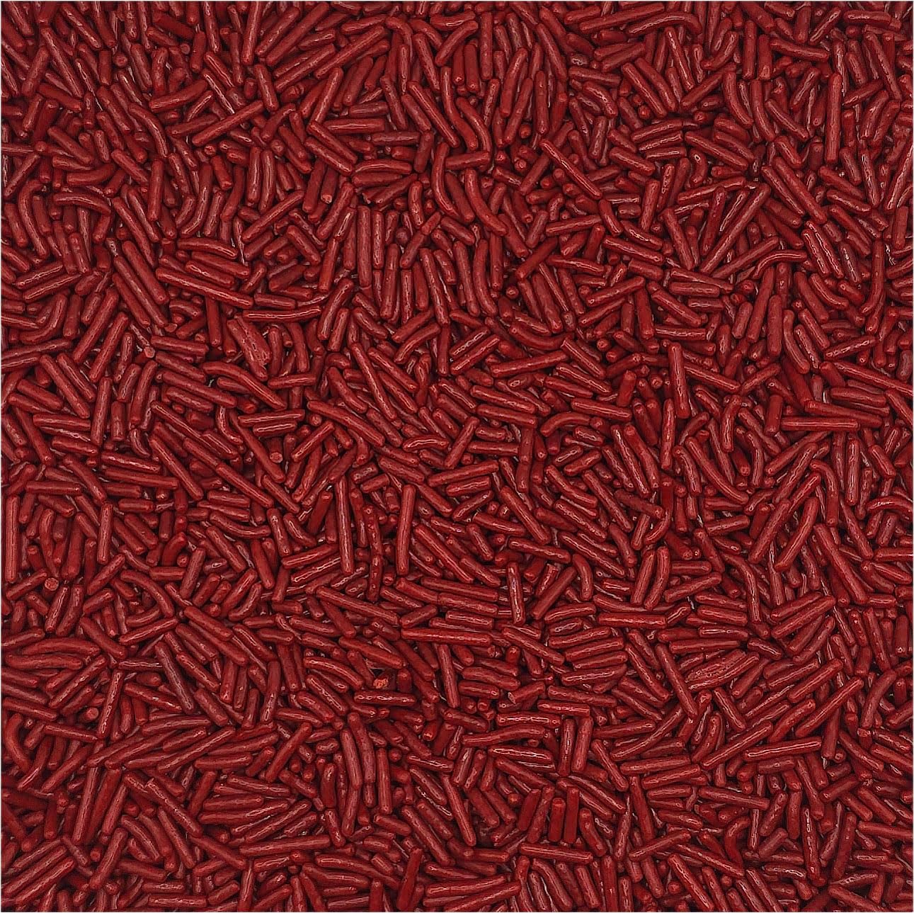 NCS Maroon Jimmies Edible Sprinkles – Cupcake, Cake & Cookie Decorations, 7 oz