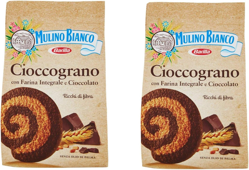 Mulino Bianco Cioccograno Cookies 330g 11.64oz, Pack of 2