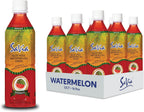 Savia - Watermelon Aloe Vera Drink, Quality Aloe-Based Beverage, Made with Real Aloe Pulp & Natural, Delicious & Refreshing, Vegetarian, Gluten-Free, Fat-Free (16.9oz, 12-Pack)