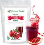 Z Natural Foods Pomegranate Powder - Organic, 1 lb (16 oz) - Pure Pomegranate Juice Extract - Nutritious, Antioxidant Superfood for Smoothies, Tea, Yogurt & Culinary Use