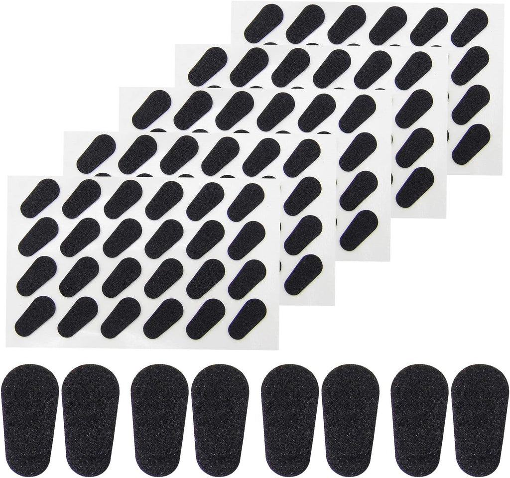 60 Pairs Adhesive Eyeglass Nose Pads Soft Foam Nose Pads Self Anti-Slip Eyeglass Nose Pads Thin Nosepads for Eyeglasses Sunglasses (Black)