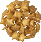 DecoPac Gold Stars Quins, Edible Cupcake Sprinkles, Sugar Cake Decorations - 18.5 ounce