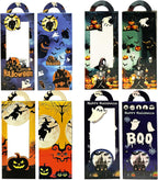 24PCS Halloween Treat Boxes for Party Favors, Trick or Treat Candy Gift Bags, Halloween Snack Cookie Goodie Packaging Supplies