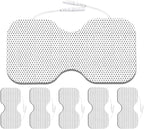 Tens Unit Electrode Pads 4x8" for Back Pain Relief Extra Large Butterfly Shaped EMS TENS Pads Compatible with TENS 7000, AUVON TENS, 2mm Pin Connector- 6 Pcs