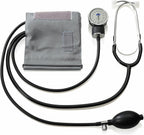 A&D Medical Professional Aneroid Sphygmomanometer UA-101 with Stethoscope & Adult Cuff (25-36cm / 10-14" Range), Blood Pressure Machine with Case