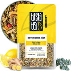 Tiesta Tea - Meyer Lemon Zest, Loose Leaf, Zesty Lemon Herbal Tea, Premium Caffeine-Free Blend, Makes Hot or Iced & Up to 25 Cups, 2oz Resealable Pouch