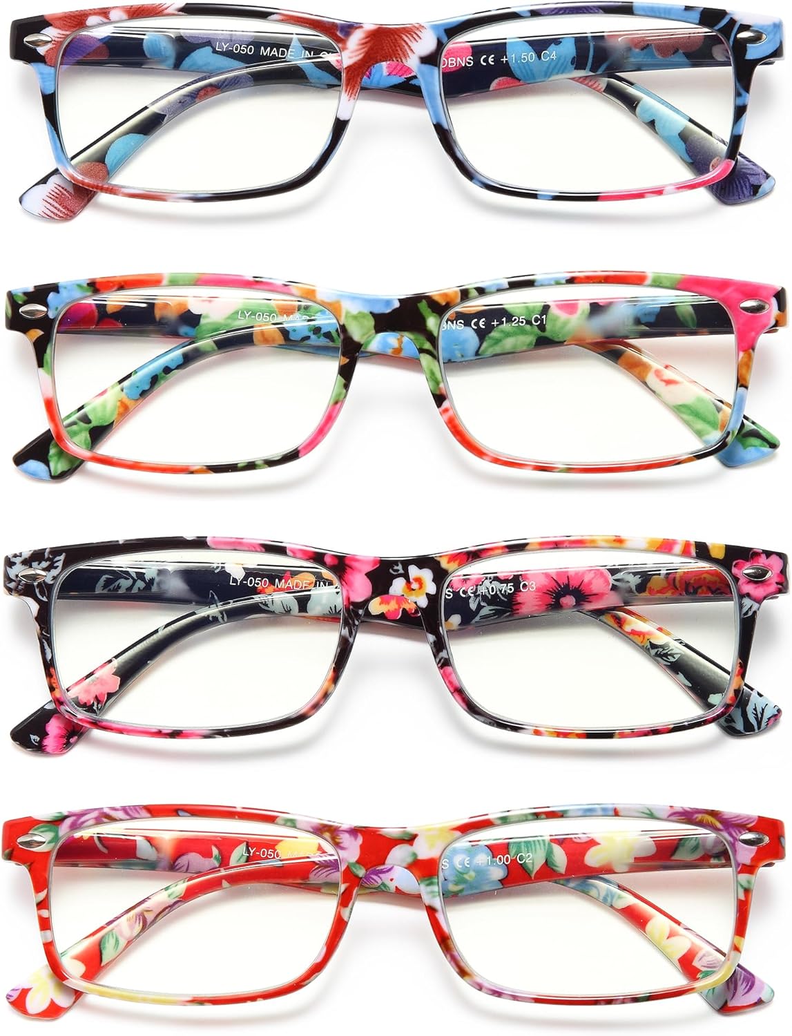 Reading Glasses for Women, Stylish Blue Light Blocking Readers, Ladies Eyeglasses, Fashion Computer Eye Glasses