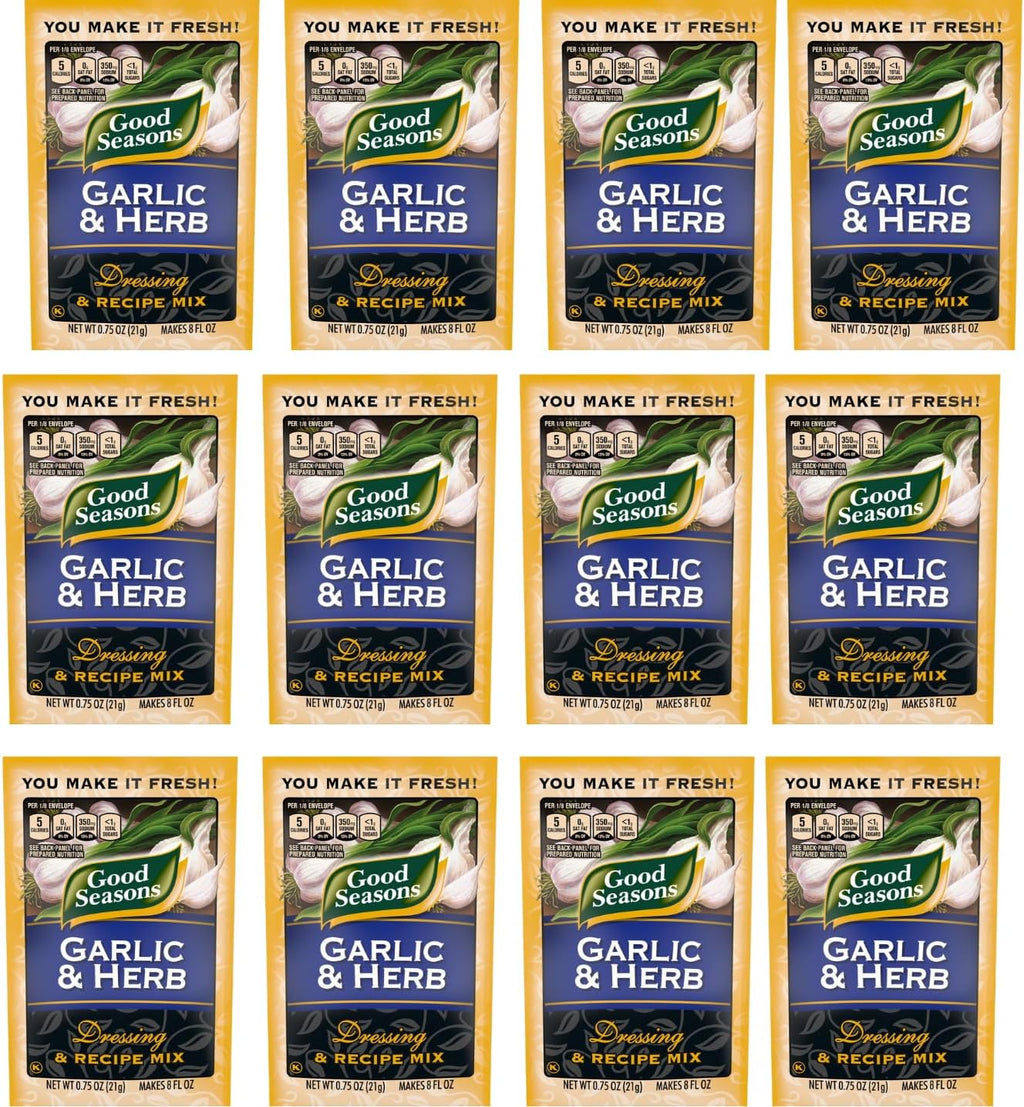 Good Seasons Garlic & Herb Dressing & Recipe Mix, 0.75 OZ
