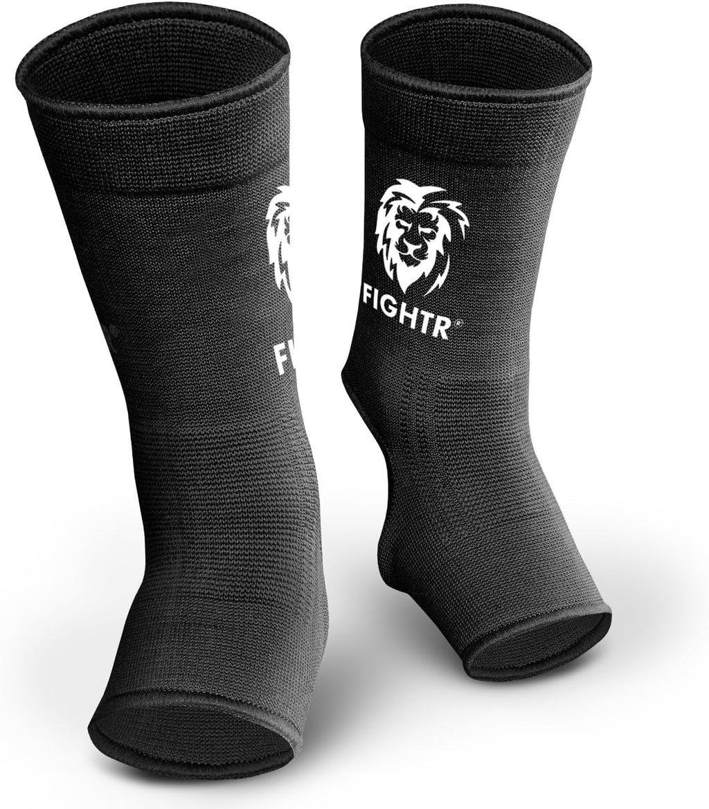 FIGHTR® Ankle Support | Unisex Adult Foot Bandage for Kickboxing, MMA, Muay Thai and Other Martial Arts.