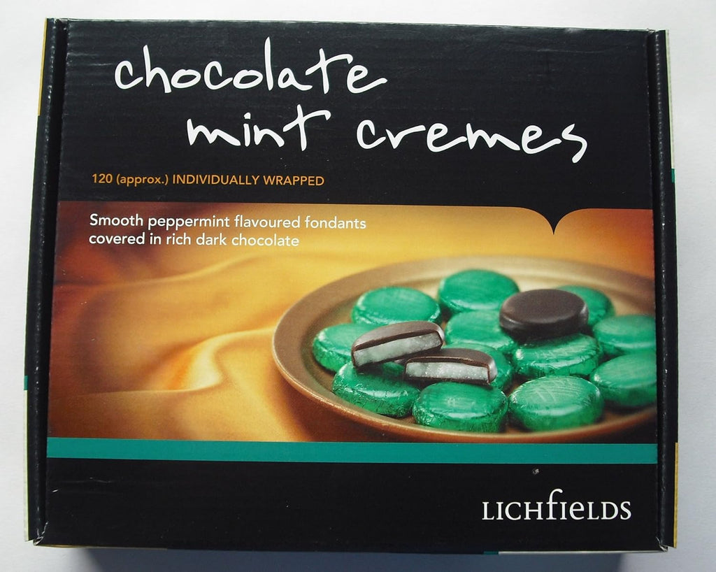 Lichfield Individually Wrapped Mint Cremes - 1kg