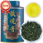 XIXICHA Anxi Tie Guan Yin Oolong Tea Tieguanyin Tea Iron Goddess Oolong Tea Long Lasting Orchid Fragrance Premium Chinese tea High Mountain oolong Tea Grade AAA （100 cups）安溪铁观音 浓香型 5.29oz/150g