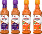 Nando's PERi-PERi Signature Hot Sauce Pack - Our Flavorful Medium Sauce and Garlic Sauce Bundle - Piri Piri Sauce Set 9.1oz Bottle (4 Pack)