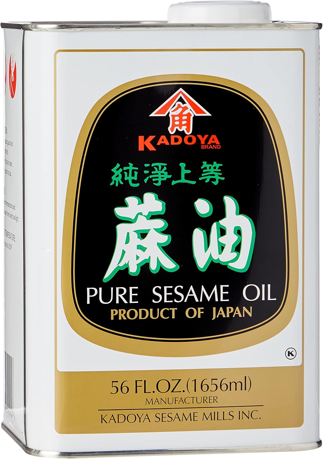 Kadoya Pure Sesame Oil, 56 Fl Oz (Pack of 2)
