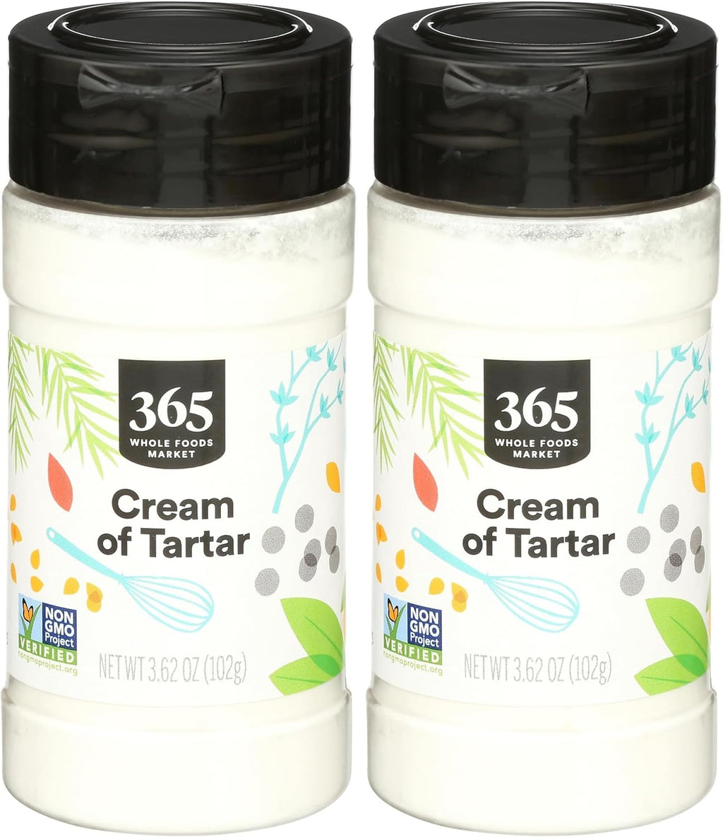 365 By Whole Foods Market, Spice Cream Of Tartar, 3.62 Ounce (Pack of 2)