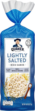 Quaker Rice Cakes, Lightly Salted, 4.47 oz
