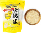 Gen-Ji-Mai Quick Cooking Brown Rice for Meal Prep and Bulk Cooking - Gluten-Free, Vegan, Paleo, Non-Allergenic with 64% more Fiber - Soft and Chewy Texture (4.40 lb bag)