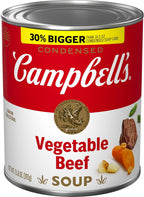 Campbell's Condensed Vegetable Beef Soup, 13.8 oz Can