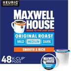 Maxwell House Original Roast Medium Roast K-Cup Coffee Pods, 48 ct Box