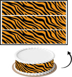 3 pcs Tigger Cake Strips Edible birthday cake strips, cake side borders, Icing Sheets 2.7X11.8
