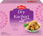Bikaji Dry Kachori 400g | Crispy Indian Khasta Snack | Spicy Stuffed Mini Kachori | Traditional Rajasthani Namkeen | Ready-to-Eat Tea-Time Snack – 14.1 oz