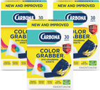 Carbona Color Grabber™ | Protects Laundry from Color Runs or Bleeds | Mix Whites & Colors | in-Wash Dye Grabbing Sheets | 30 Count Per Box, 3 Pack