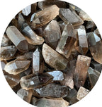 GAF TREASURES Wholesale Smoky Quartz Points, Natural Smoky Quartz Points, Raw Smoky Quartz Points Healing Crystals (Smoky Quartz Points, 0.25 Pound)